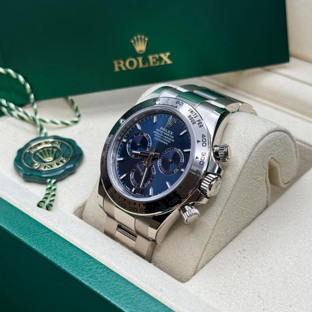 Rolex Daytona Blue Dial Oyster Full Set