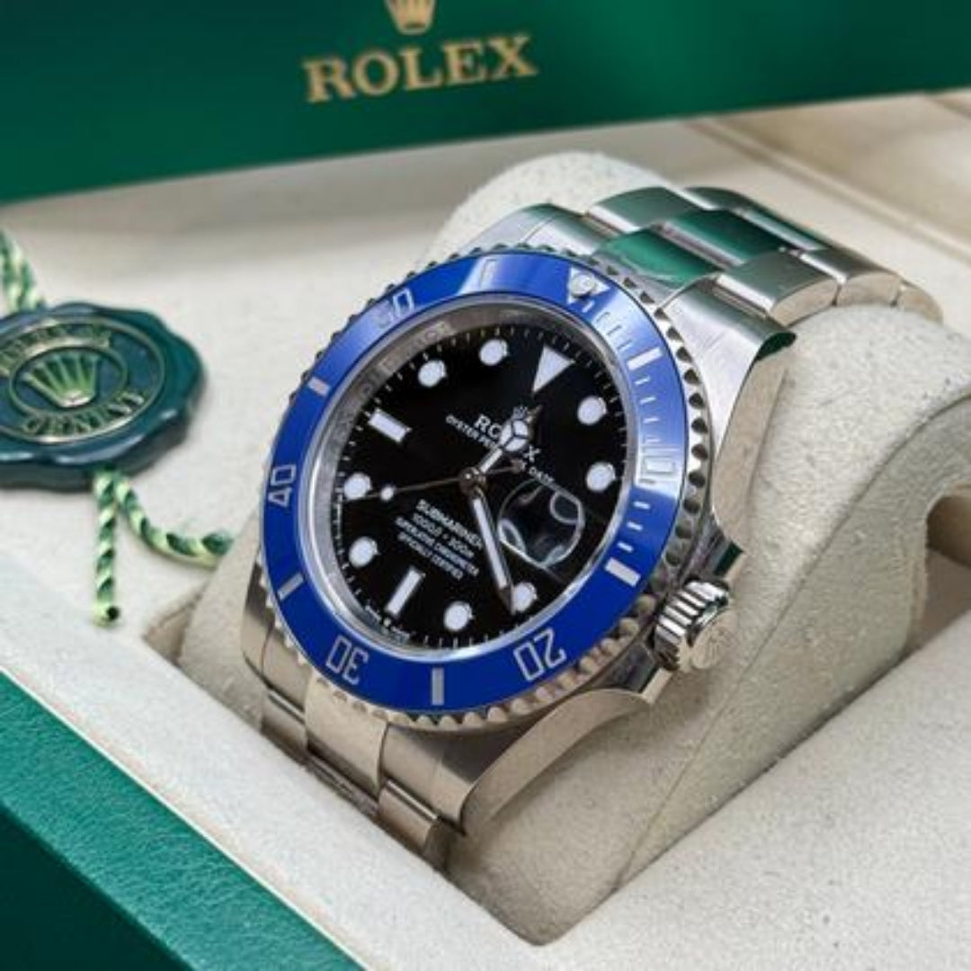 Rolex Submariner Date Cookie Blue Oyster Full Set