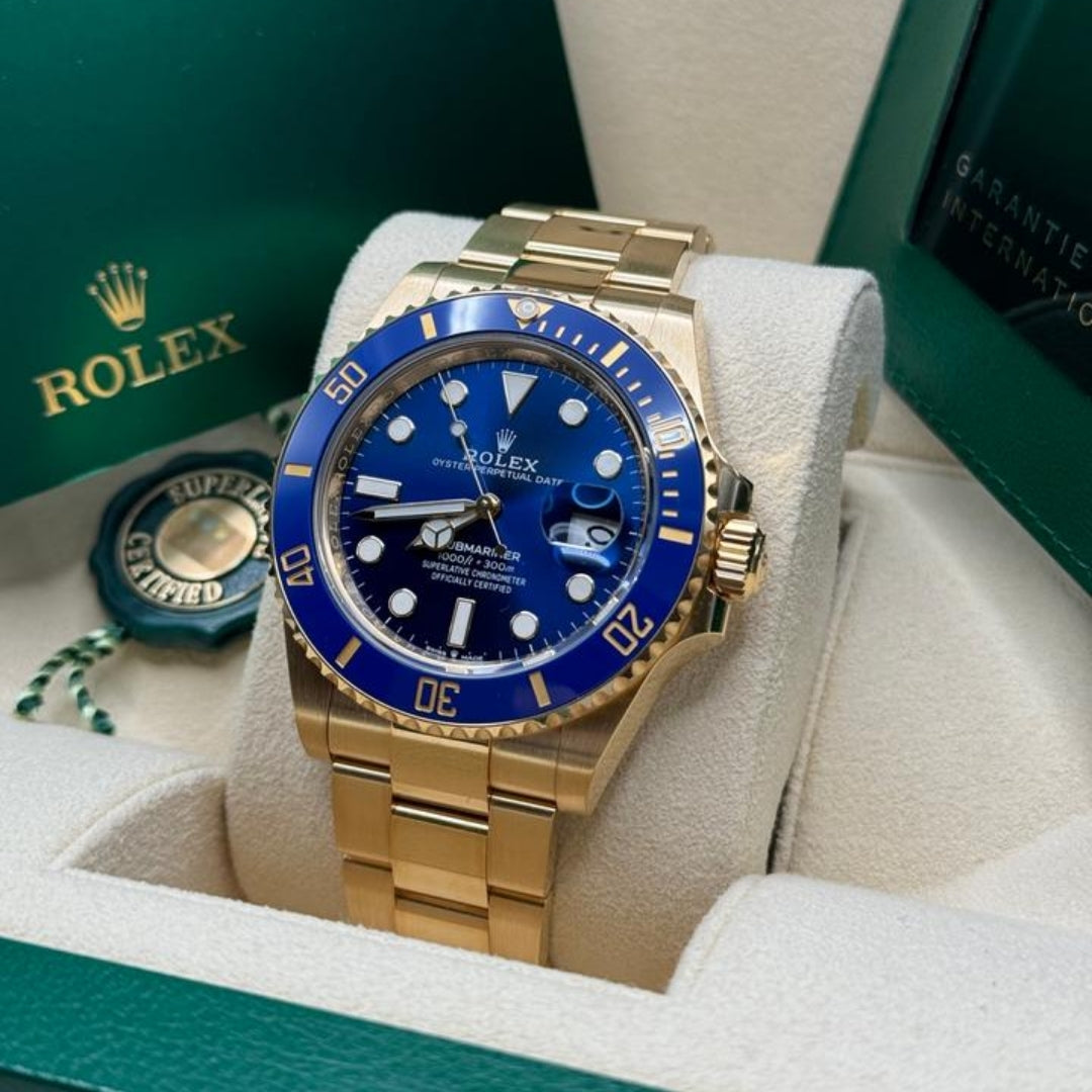 Rolex Submariner DateGold Sunburst Oyster Full Set