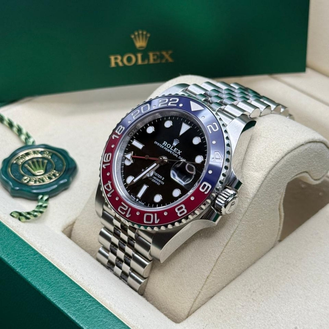 Rolex GMT-Master II Pepsi Jubilee Full Set