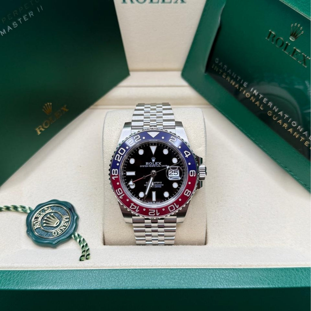 Rolex GMT-Master II Pepsi Jubilee Full Set
