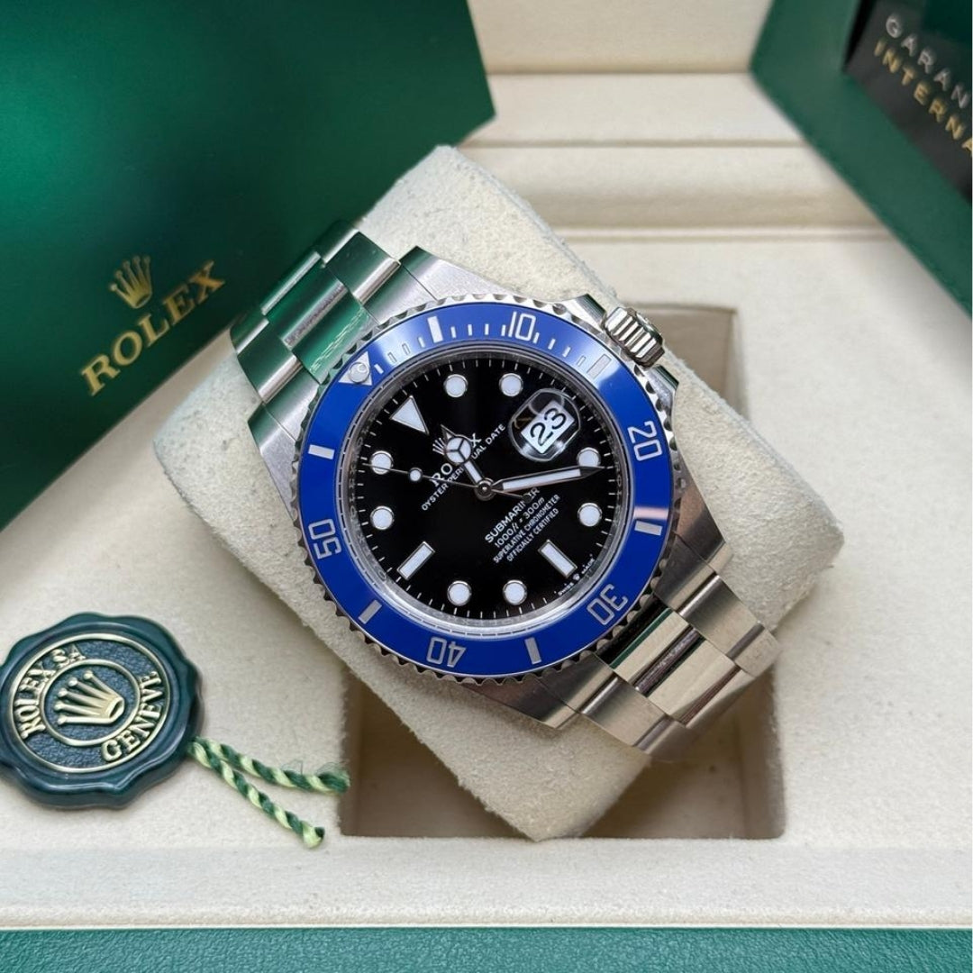 Rolex Submariner Date Cookie Blue Oyster Full Set