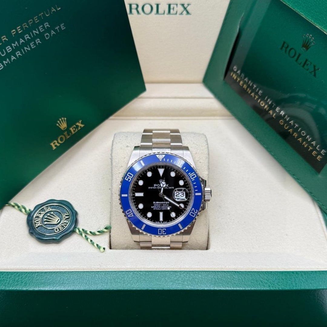 Rolex Submariner Date Cookie Blue Oyster Full Set