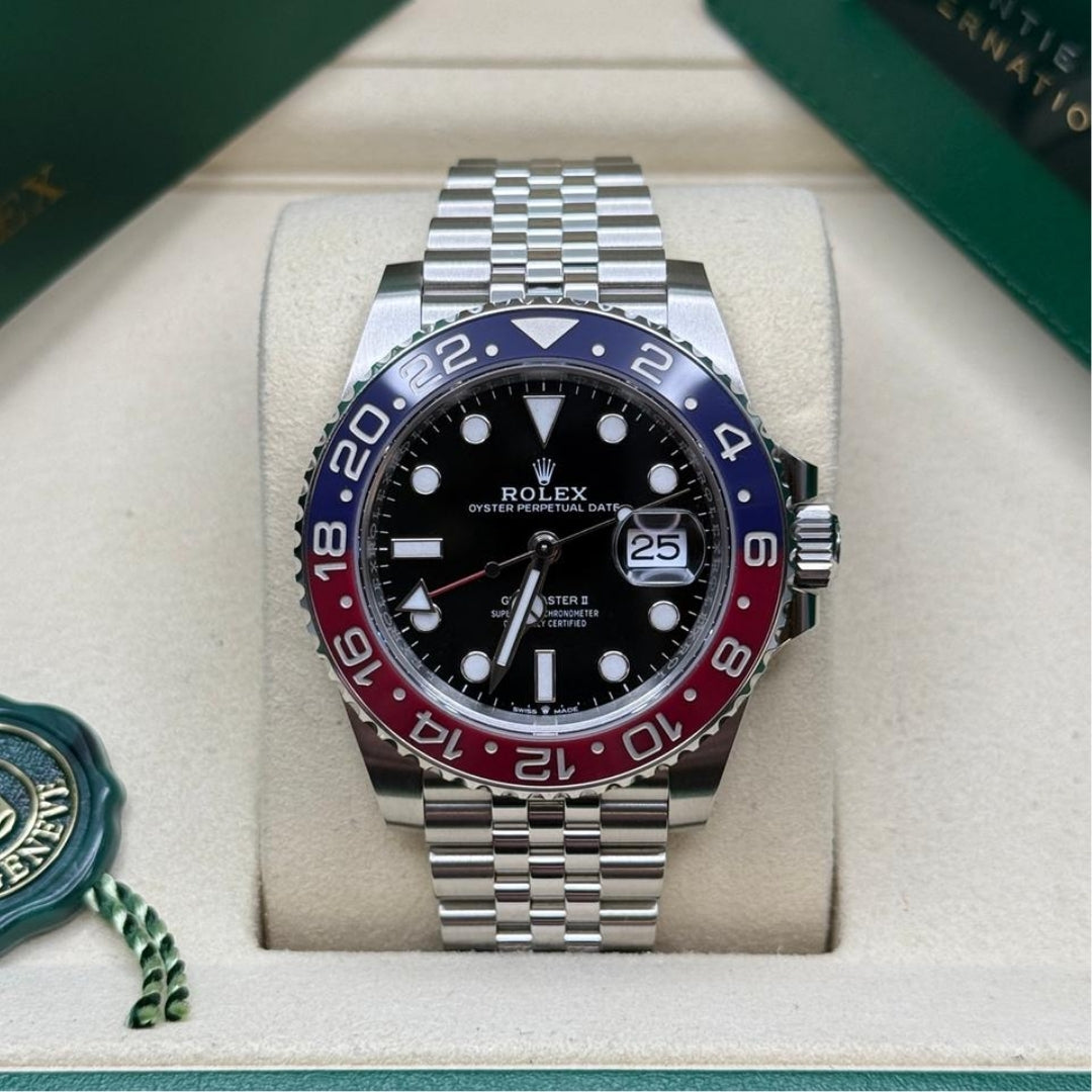Rolex GMT-Master II Pepsi Jubilee Full Set
