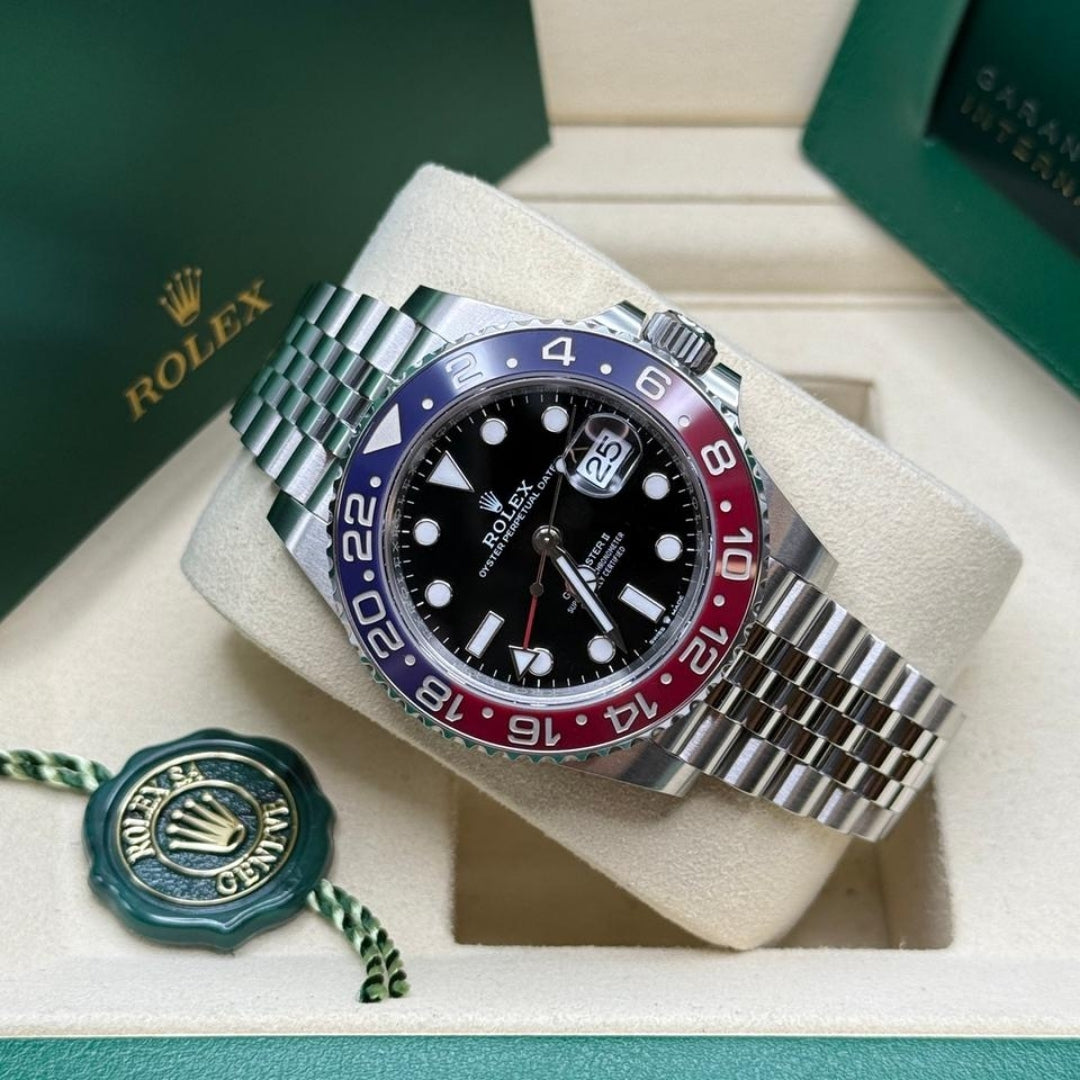 Rolex GMT-Master II Pepsi Jubilee Full Set