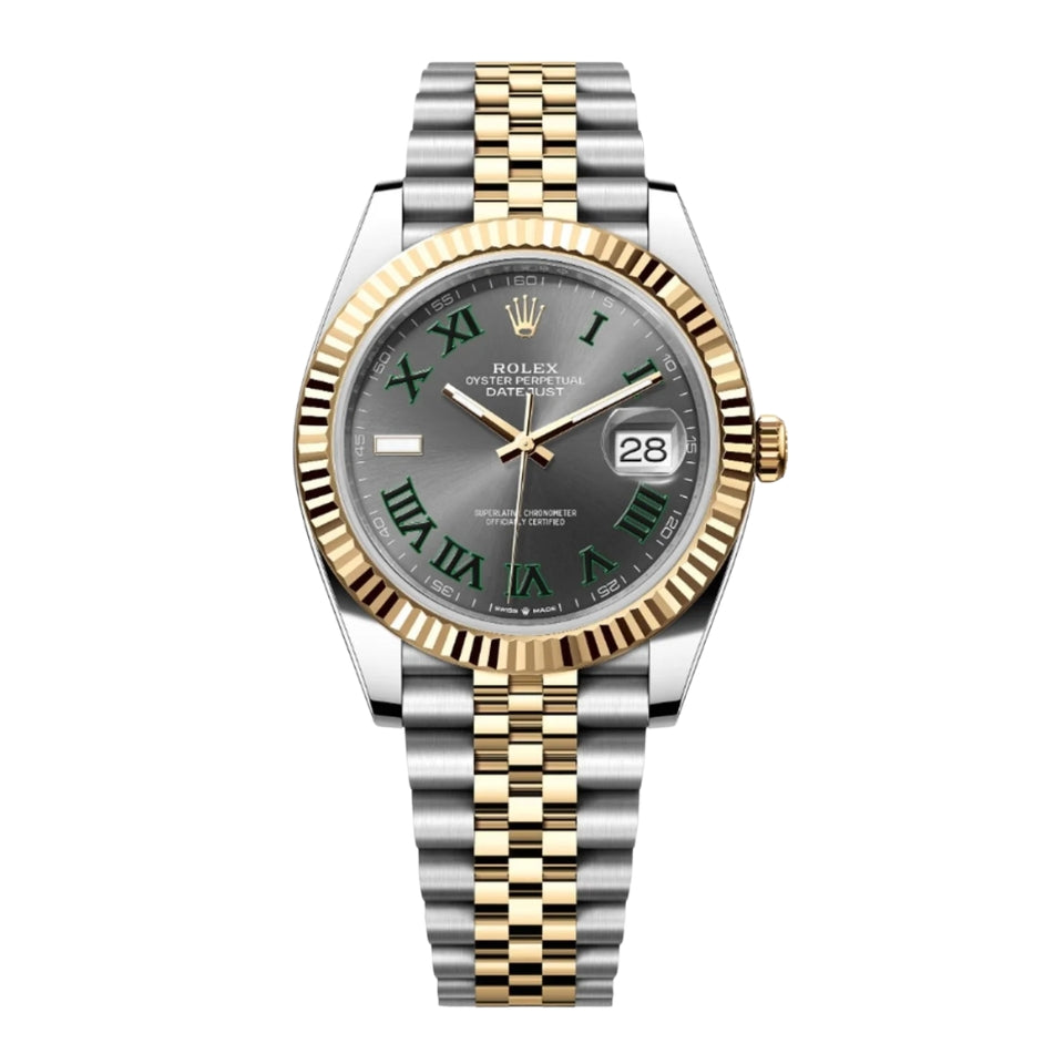 Rolex Datejust 41 Wimbledon Gold Jubilee Full Set
