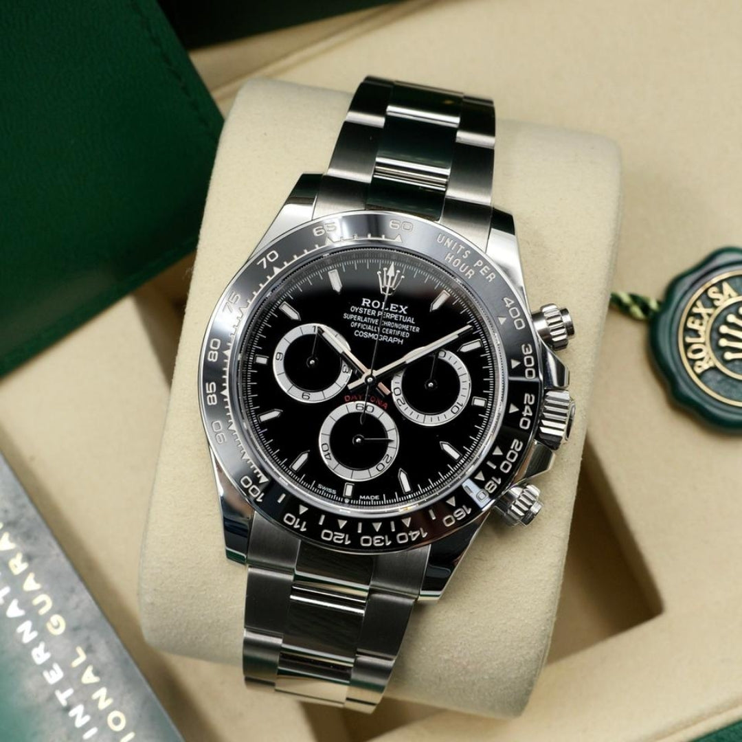 Rolex Daytona Black Dial Oyster Full Set