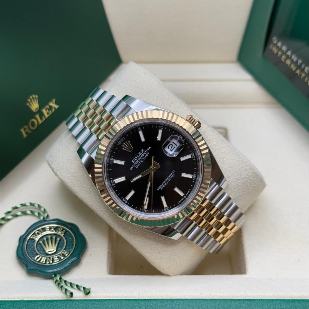 Rolex Datejust 41 Two Tone Gold Jubilee Full Set